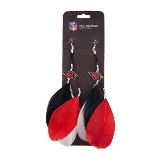 NFL Arizona Cardinals Feather Earring  Sports Fan Earrings  Sports & Outdoors