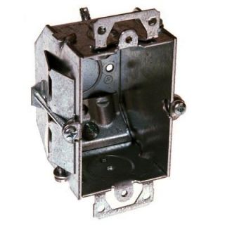 Raco 2 1/4 in. Deep 3 in. x 2 in. Gangable Switch Box with Non metallic Sheathed Cable Clamps and (1) 1/2 in. Knockout 487