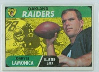 1968 Topps FB 194 Daryle Lamonica Raiders Very Good to Excellent Sports Collectibles