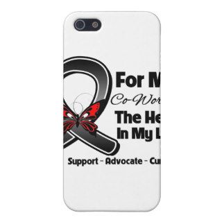 For My Hero My Co Worker   Melanoma Skin Cancer iPhone 5 Covers