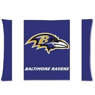 Custom Baltimore Ravens Pillowcase Standard Size 20x30 Personalized Pillow Cases CM 195  