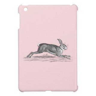 Vintage Hare Bunny Rabbit Illustration   Rabbits iPad Mini Cases