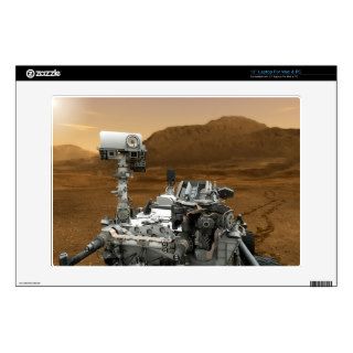 Close up of Mars Curiosity Rover Laptop Decals