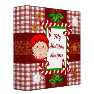 Mrs. Santa Claus Recipe Binder