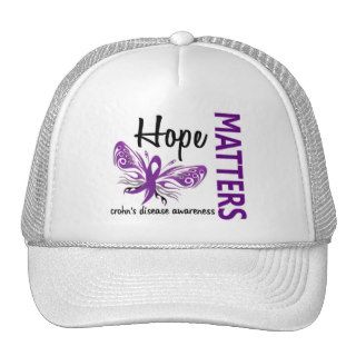 Hope Matters Butterfly Crohn's Disease Hats