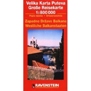 Western Balkan States International Road Maps/With Separate Index 1800, 000 Ravenstein Verlag 9783876608815 Books
