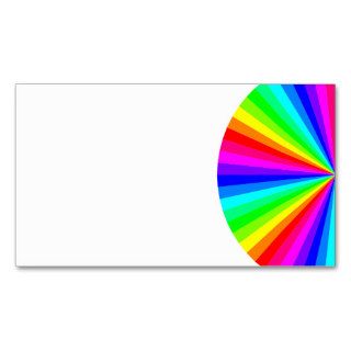 1709 12 color 60gon vector RAINBOW SWIRLS COLOR GR Business Cards