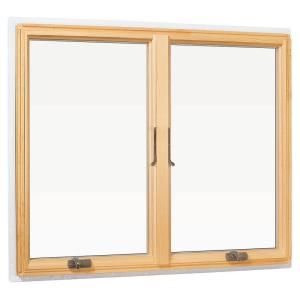 Andersen 400 Series Casement Windows, 48 in. x 48 in., Pine Interior, Low E4 Glass 9117172