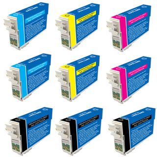 Epson T126 Remanufactured Black / Colors Ink Cartridges (Pack of 9) (Remanufactured) Inkjet Cartridges