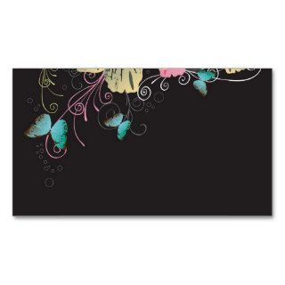 Butterflies Profile Card Business Card Template