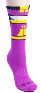 G206 Wear LOS ANGELES Purple Socks O/S 6 12 Clothing