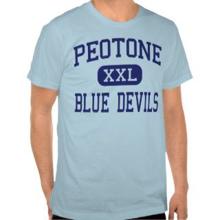 Peotone   Blue Devils   High   Peotone Illinois Tee Shirt