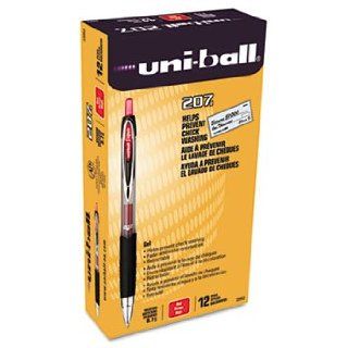 Signo Gel 207 Roller Ball Retractable Gel Pen Red Ink Medium Dozen  Rollerball Pens  Electronics