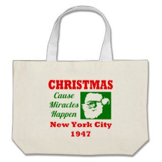 Christmas Cause Miracles Happen 1947 Canvas Bag