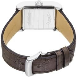 Baume & Mercier Men's 'Hampton' Brown Dial Brown Leather Strap Watch Baume & Mercier Men's Baume & Mercier Watches