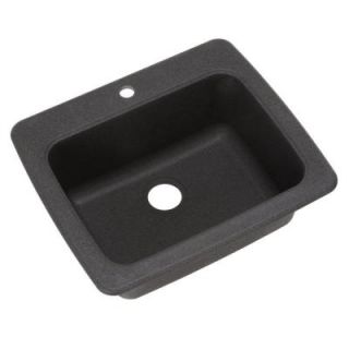 FrankeUSA Dual Mount Granite 25x22x9 1 Hole Single Bowl Kitchen Sink in Slate DISCONTINUED SSL2522 1