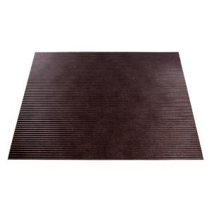 Fasade Rib 2 ft. x 2 ft. Smoked Pewter Lay in Ceiling Tile L65 27