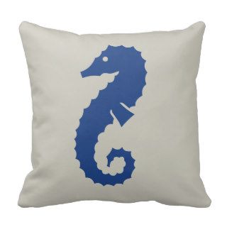 Seahorse pillow