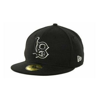 New Era Long Beach State 49ers Black on Black with White 59FIFTY Cap  Sports Fan Baseball Caps  Sports & Outdoors
