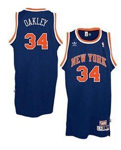 NBA Replica Eastern New York Knicks #34 Charles Oakley Basketball Jersey (L(180 185cm;85 90kg))  Sports Fan Jerseys  Sports & Outdoors