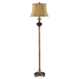 Amber Glass / Gold Flecked Floor Lamp by Stein World 97609