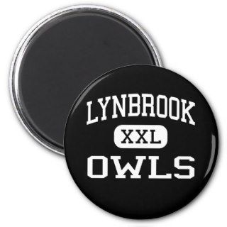Lynbrook   Owls   High School   Lynbrook New York Refrigerator Magnet