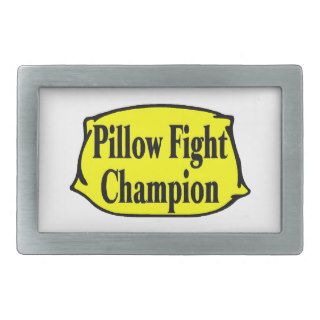 Pillow Fight Champion Belt Buckle