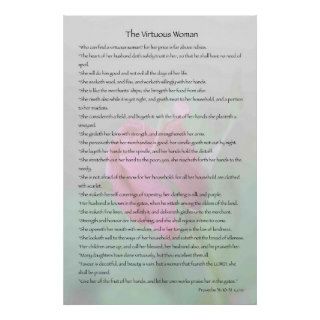 The Virtuous Woman Proverbs 3110 31 Print