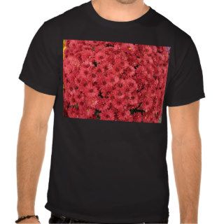Red chrysanthemums t shirts