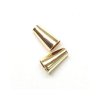 7 X 3mm Gold Filled Cone with 1.3mm Hole   Pack Of 2