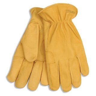 Kinco 192 Unlined Grain Goatskin Leather Driver Glove, Work, X Large, Palomino (Pack of 6 Pairs)