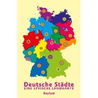 Deutsche Stƒ¤dte Eine lyrische Landkarte Klaus Seehafer 9783150190340 Books