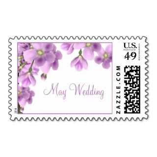 May Wedding Flowers Postage Stamps