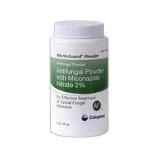 MICRO GUARD POWDER ANTIFUNGAL. CONTAINS 2% MICONAZOLE NITRATE. WORKS WELL UNDER SKIN FOLDS. TREATS Health & Personal Care