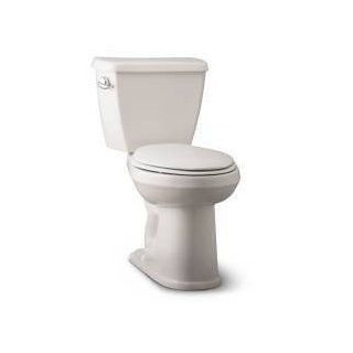 581280 GERBER AVALANCHE GRAVITY FED ROUND BOWL WHITE   Two Piece Toilets  
