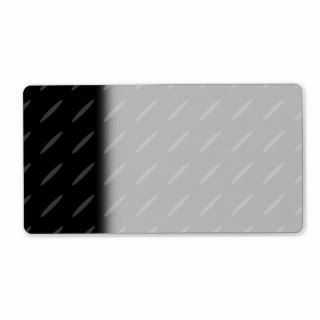 Black and Gray Background Design, Thin Ovals. Custom Shipping Label