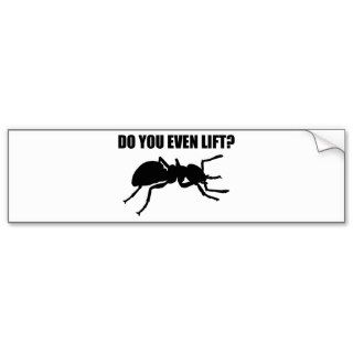 Do You Even Lift? Bumper Sticker