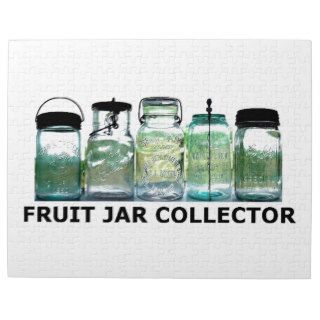 Fruit Jar Collector Vintage Mason Canning Jars Jigsaw Puzzles