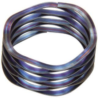 Multiwave Washers, Stainless Steel, Inch, 1.6" ID, 2" OD, 0.024" Thick, 222lbs/in Spring Rate, 90lbs Load Capacity (Pack of 5) Flat Springs