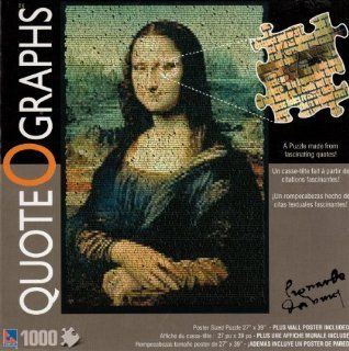 Quote O Graphs 1000 Piece Jigsaw Puzzle Mona Lisa Toys & Games
