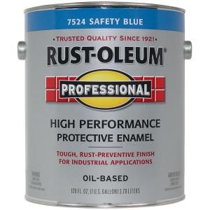 Rust Oleum Professional 1 gal. Gloss Safety Blue Protective Enamel (2 Pack) 7524402
