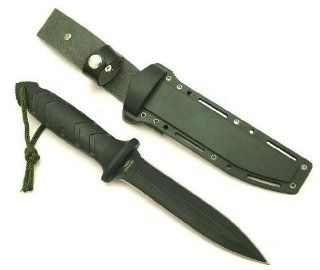 10.5" Hunting Knife w/ Hard Sheath Tactical Combat Survival Military Fixed Blade   Hunting Fixed Blade Knives