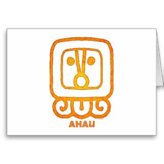Mayan Calendar Sign AHAU Card