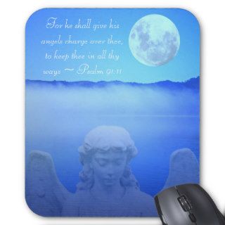 Angel Bible Quote Mousepad