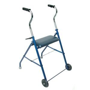 DMI Steel Walker with Wheels and Seat 500 1053 2100