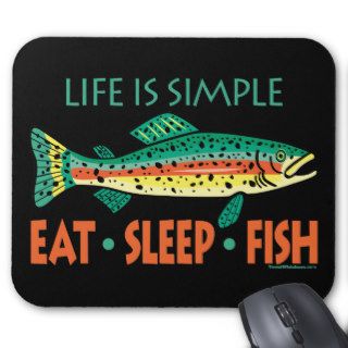 Funny Fishing Saying Mouse Pads