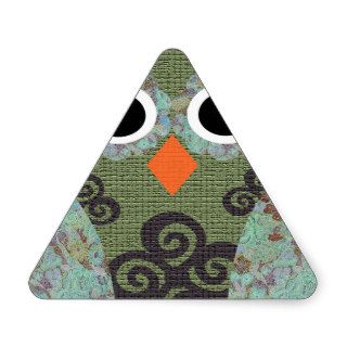 Designer Owl Rosie Triangle Stickers