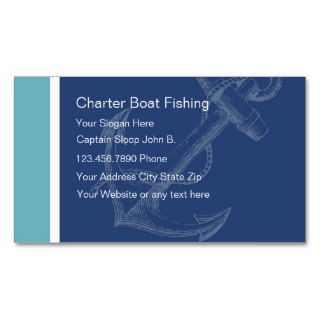 Boat Captain Business Cards
