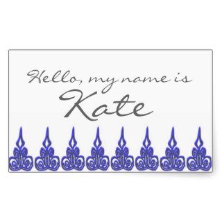 Name tag sticker Hello my name is   Customized