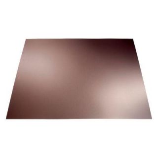 Fasade Flat Panel 2 ft. x 2 ft. Brushed Nickel Lay in Ceiling Tile L69 29